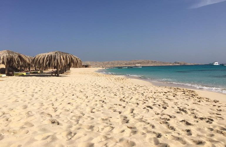 Ausflug von Soma Bay zur Paradies Insel mit dem Boot